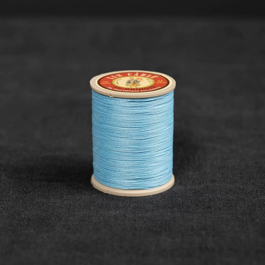 Fil Au Chinois #332 - 677 Turquoise (0.77mm) Waxed Linen Thread  "Lin Cable" Made in France