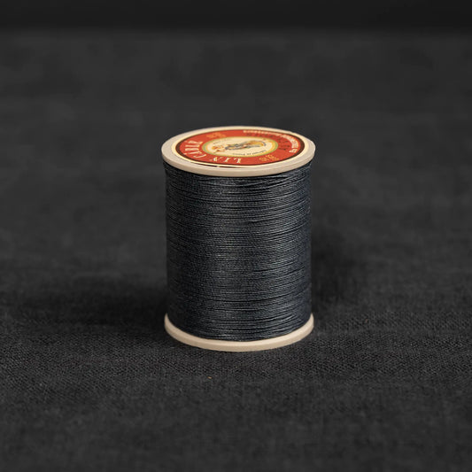 Fil Au Chinois #432 - 812 Navy Blue (0.63mm) Waxed Linen Thread  "Lin Cable" Made in France