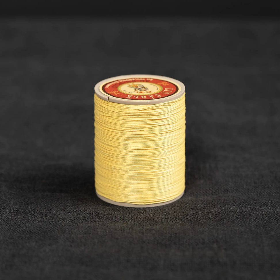 Fil Au Chinois #832 - 239 Chicklet (0.43mm) Waxed Linen Thread  "Lin Cable" Made in France