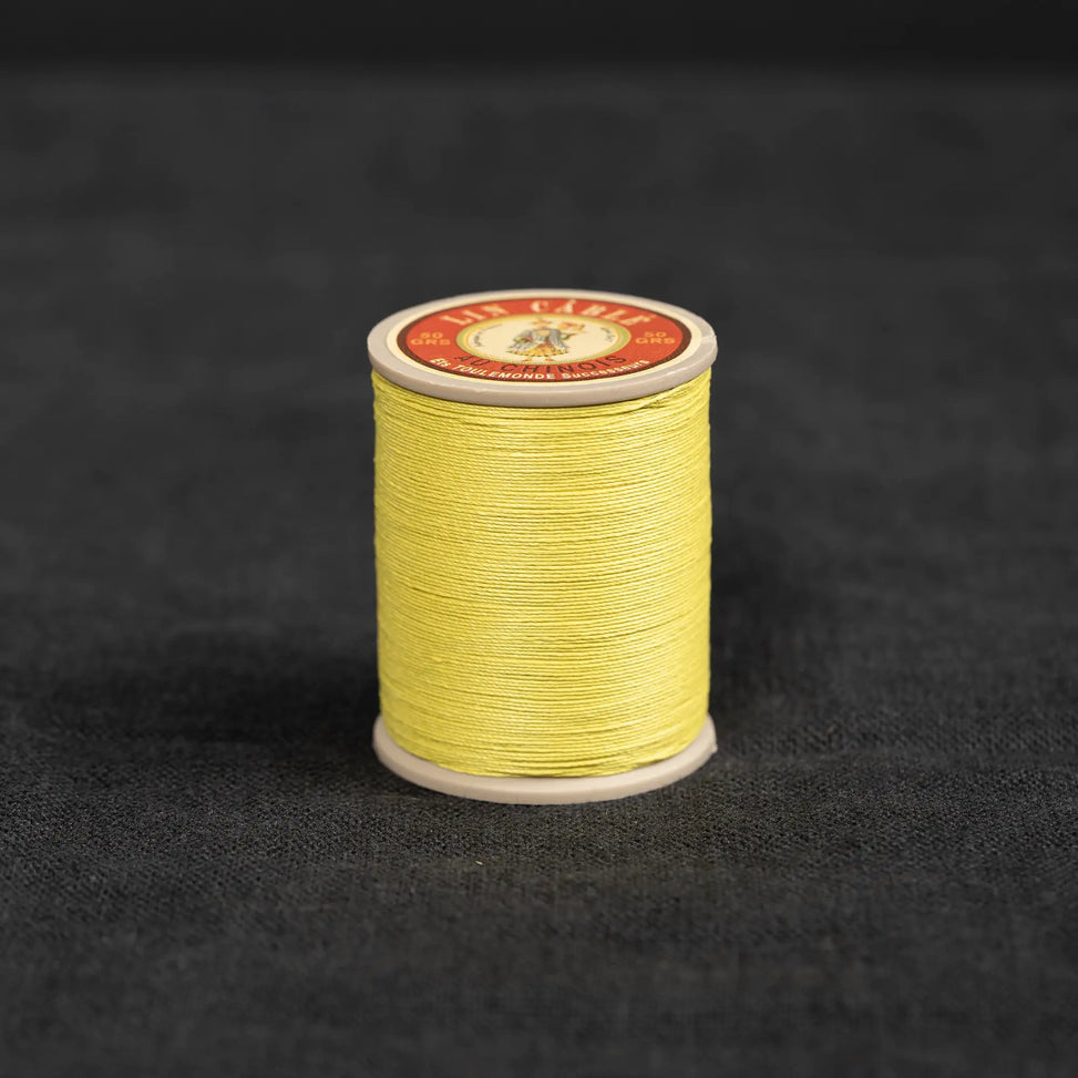 Fil Au Chinois #832 - 519 Mojito (0.43mm) Waxed Linen Thread  "Lin Cable" Made in France